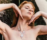 Collar tronco corteza plata