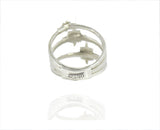 Anillo Plata  3 estrellas