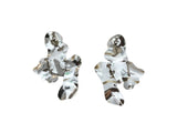 Aretes troncos corteza plata