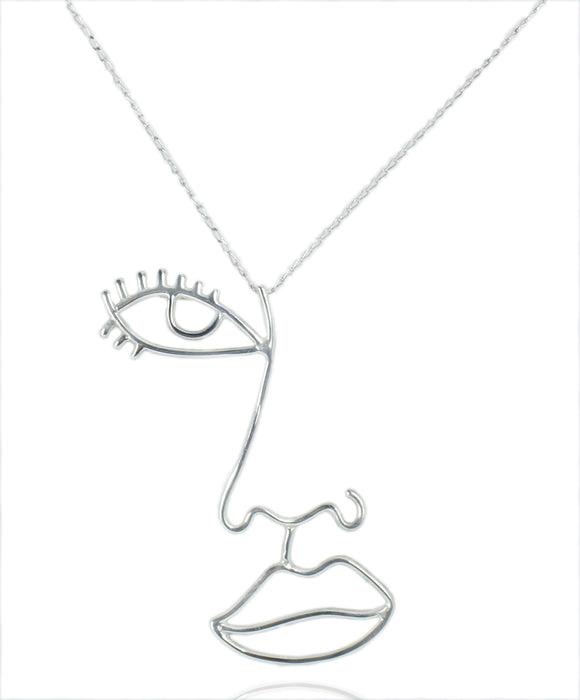 Dije perfil ojo pestaña