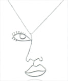 Dije perfil ojo pestaña